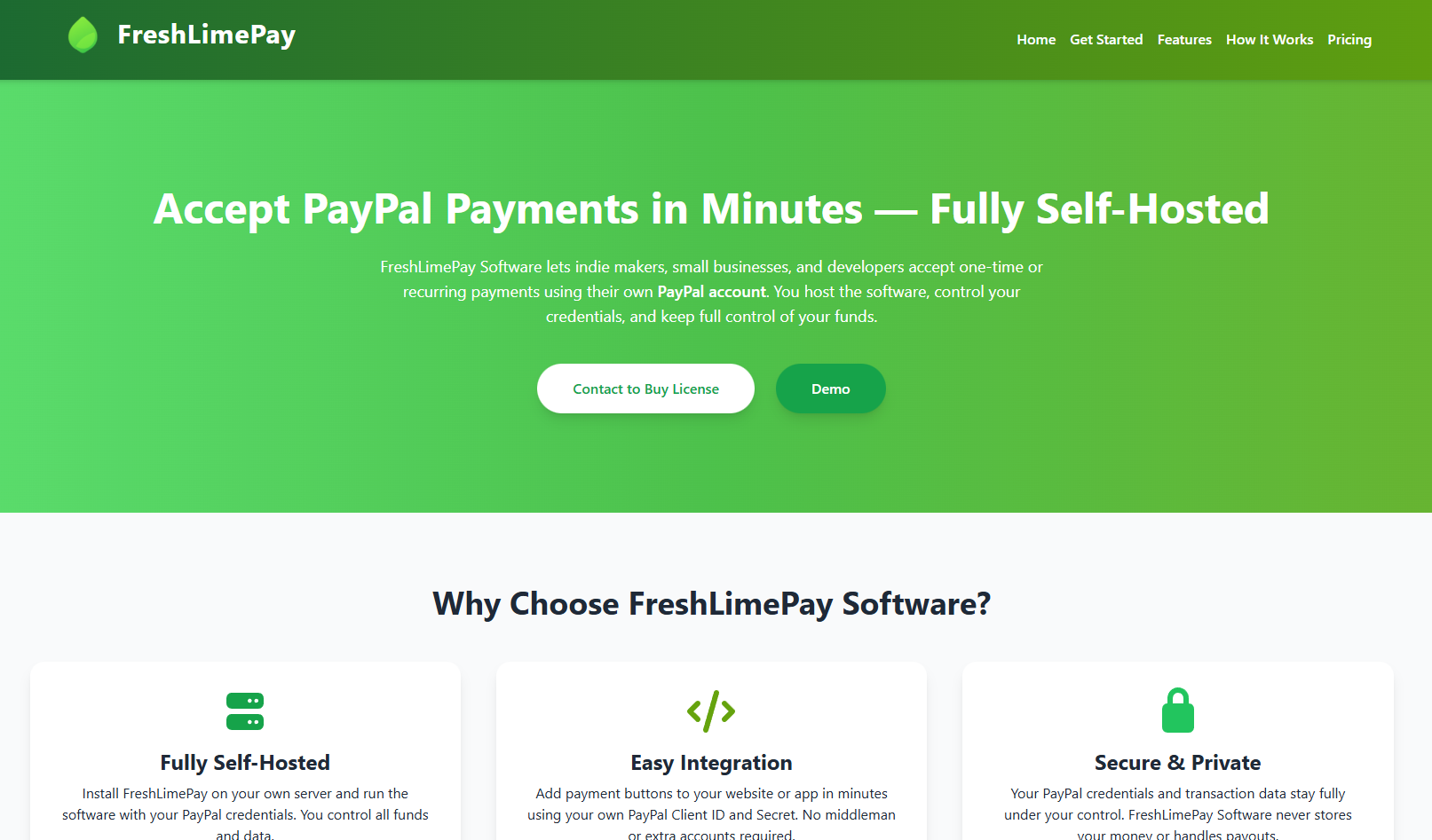 FreshLimePay screenshot